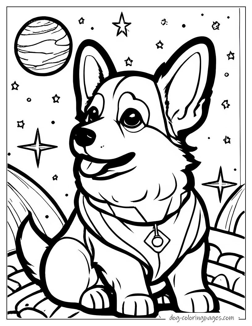 Corgi In Space